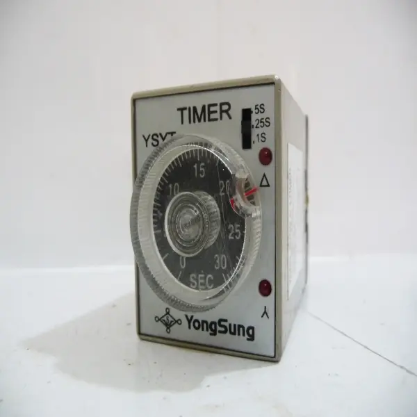Timer With Base, YSYT, 220 VAC, YUNG SUNG, Made in Korea